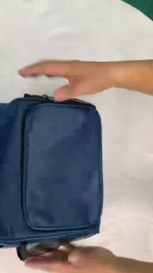 CATHERINE BAGS#4064 Korean large-capacity insulated lunch bag with top handle adjustable shoulder strap for carrying