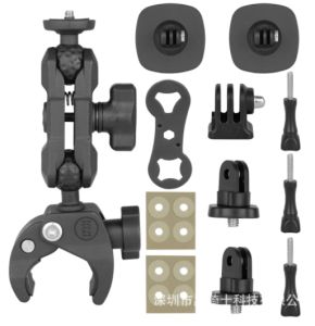 Insta360ตัวหนีบครอบสำหรับมอเตอร์ไซค์ที่ปลอดภัย X3 X2 X4 GoPro 13 11 10 9ชุดกล้องถ่ายภาพยึดแบบหนีบเพิ่มประสบการณ์การถ่ายทำ