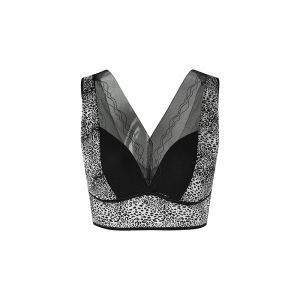 Leopard Pattern Lightweight Wireless Bra