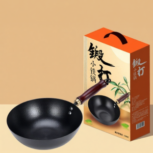 Mini Non-stick Uncoated Cast Iron Wok