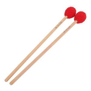 IRIN | IRIN GX-06 Marimba Mallet 1-Pair Cashmere Rubber Head Beech Wood Handle Percussion Mallets for Student Practice Performance