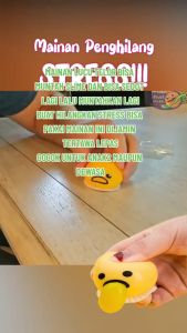 Mainan Viral Squishy Telur / Squishy Egg / Vomit Egg