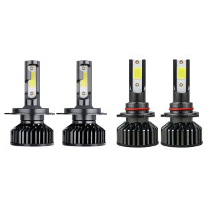 【Clearance Sale】 ไฟหน้า LED 6000K สำหรับรถยนต์ ชุด 2 ชิ้น สำหรับไฟหน้าหลักและไฟหน้าฝน H4 H11 คุณภาพดี