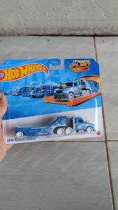 Hot Wheels Truk Angkut Mobil Diecast Semi Rodger Dodger Original - Mainan Mobil Truck Trailer