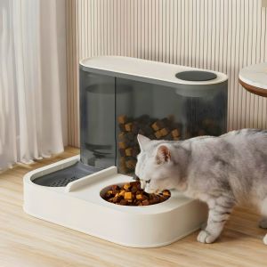 ((AUTOMATIC PET FEEDER MODEL SEKAT)) - TEMPAT MAKAN & MINUM KUCING ANJING KAPASITAS BESAR
