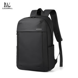 LouisWill Fashion Men’s Backpack Portable Laptop Backpack Large Capacity Backpakk Business Computer Backpack 15.6-inch Laptop Backpack Waterproof Backpack College Commuting Backpack Leisure School Bag For Travel Study Business