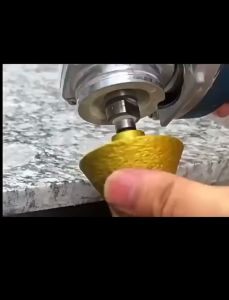 M10 Thread 38/50mm Diamond Beveling Chamfer Bit Carve Bevel Polishing Grinding Wheel for Marble Tiles Ceramic