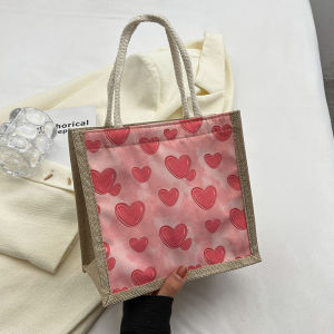 Fashionable Linen Tote Bag for Women