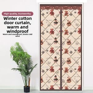 Insulated Windproof Magnetic Thickened Waterproof Door Curtain