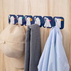 High Quality ABS Thicken Durable Flexible Detachable Wall Hooks