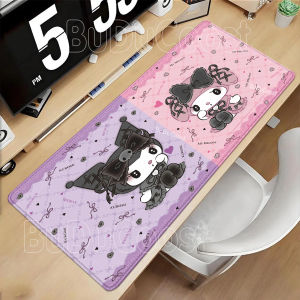 Bandai | Kuromi Cartoon Xxl Mouse Pad PC Gaming Office Accessories Gaming Computer Desk Mat Anime Laptop PC Keyboard HD Printing Mousepad