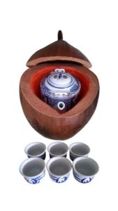 Bình ủ trà trái dừa không sơn / Bình trà 04 - 06 lít / Giữ ấm 3 - 6 giờ / Chuyên dùng pha trà bắc / Xưởng sản xuất bán trực tiếp / Sản xuất tại Bến Tre