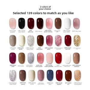 Maychao | 2026 New Nude Nail Polish Set Light Therapy Wine Red Champagne Cat Eye For Salons