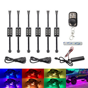 Đèn Xe Hơi Đèn Dưới Đáy Đèn Led Chiếu Sáng Khung Gầm Điều Khiển Ứng Dụng RGB Đèn Chiếu Sáng Dưới Bầu Không Khí Trang Trí Xe Hơi Đèn Neon