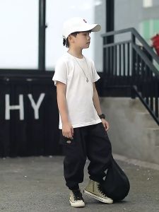 ChicAura Kids T-shirt Atasan Baju Kaos Anak Perempuan Lengan Pendek Distro Keren Premium(6-13 THN) K010