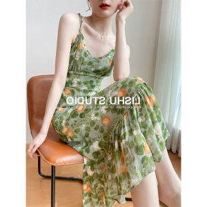 Spring Stylish Flattering Slimming Floral Camisole Dress