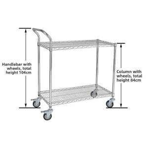 ZUOLEJIA | Stainless Steel Warehouse Picking Trolley