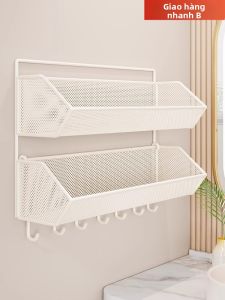 evesigar | Wall Mounted No-Drilling Bathroom Storage Basket
