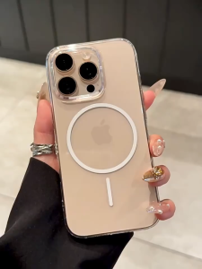 Ốp lưng điện thoại Trong suốt như băng cho iPhone 17 Air 16 15 14 13 12 Pro max