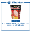 [LY LẺ] - MASAN - Mì ly Omachi có CÂY THỊT THẬT hương vị Xốt/Sốt Bò Hầm (114g/ly) - Mì ly khoai tây ăn liền. 