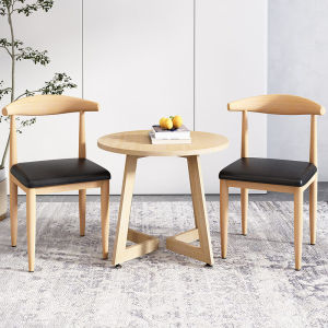 Accent Chair Dining Chair Home Chair Backrest Chair Leisure Chair Steel Chair Wooden Texture