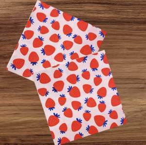 Party Dinner Napkin Serviette Disposable Paper Tissues- Colour Red Strawberry Print [NSP086]