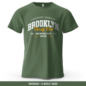 Brooklyn Printed Mens T-Shirt 100% Cotton Oversized City Graphic Tees for Women Tops Tees Casual Streetwear