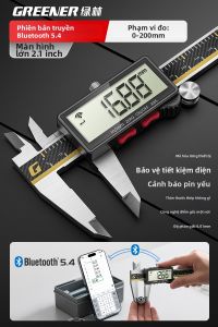 Greener | Thước cặp điện tử độ chính xác cao dùng pin sạc cho trang sức & công nghiệp