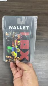 Among us  Full-color Printed Short Leather Wallet   Cartoon Game Peripheral Card Holder Coin Purse Fold Wallet