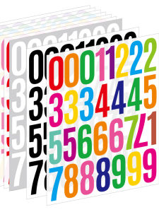ป้ายตัวเลขวินยลขนาดใหญ่แบบไม่แห้ง อุปกรณ์ธุรกิจสำหรับติดกาวในร่ม พิมพ์แบบตัวอักษรแบบติดกาวแบบติดตัว ป้ายตัวอักษรสูงสุด 2 นิ้ว