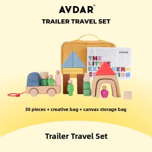 AVDAR | Portable Travel Educational Building Blocks for Kids Gift Set
