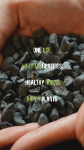 Nature Hut Organic Biochar:(40L Pack) Soil Enhancer for All Plants. Boosts Root Growth  Prevent Root Rot Nutrients Water Retention & Aeration. Reduces Fertilizer. Perfect for Garden Soil Potting Mix Indoor Plants Orchid Basil Compost and Terrarium