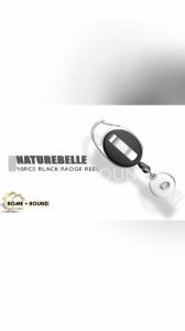 HOME + HOUND 1pcs ID Card Holder And Retractable Badge Clips Badge Retractable ID Holder with Belt Clip for Keys