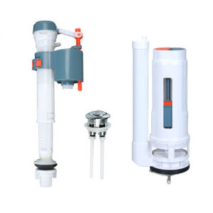 Bathroom Toilet Tank Accessories Toilet Button Inlet Valve Accessories Toilet Double Flush Valve Universal