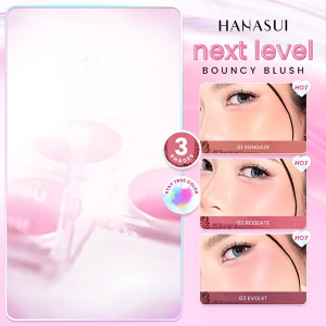 HANASUI Next Level Bouncy Blush - Super Bouncy Blush Long Lasting Blendable