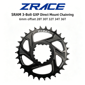 ZRACE 1 X 12s Offset 6mm Direct Mount Chainrings for 3 Screws Direct Mount Crank Compatible Eagle 28/30/32/34/36T 7075AL