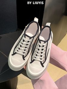 10cm Classic Style Hidden Heel Womens Shoes Platform Dad Shoes Invisible Small Leather Biscuits White Shoes 8cm