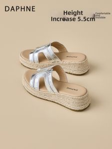 Daphne | Chunky Heel Slipper Sandals Thick Bottom Match Dress Summer New Style 2026