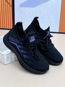 Jingrui New 2024 Spring Season Casual Step-Counting Shoes for Women Soft Sole Sports Shoes Breathable for Middle-aged Mothers