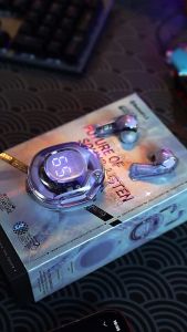 ACEFAST T8 Wireless Earphone Bluetooth 5.3 Headphone Noise Reduction LED Power Display Crystal Charging Case Earbuds