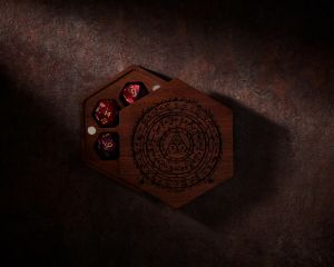 The Magic Spell Dice Box | Premium DnD Dice Box | D&D Dice Box | Dice Vault | Dice Storage Tray for MTG RPG Gaming