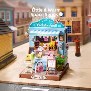 JINWUCHUANGYI | DIY Miniature Scene Model Wooden Building Blocks