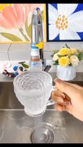 Filter Keran Air Wastafel & Sambungan Kran Air Flexible Bisa Putar 360 Semburan Keras