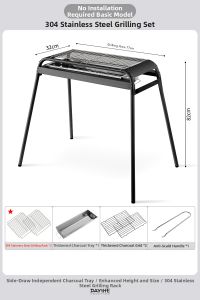 DAYIHE | Portable Foldable Charcoal Grill