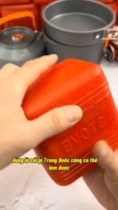 Bếp ga mini gấp gọn tiện dụng đi du lịch dã ngoại phượt cắm trại camping bếp gas xếp gọn siêu nhỏ bếp gaz thu gọn.