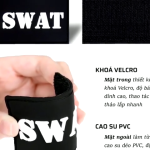 PATCH DÁN CAO SU PVC VELCRO COMBO 2 CÁI | HUY HIỆU CỜ CÁC NƯỚC 3D 80X50MM DÁN BALO MOLLE ÁO MŨ