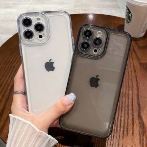 HD Clear Shockproof Phone Case For iPhone 11 13 12 14 15 16 17 Pro Max XR X 17Air 8 7 Plus X XS Max SE 2020 Thick Silicone Phone Space Casing