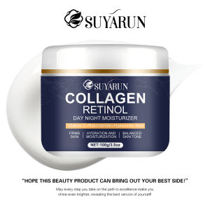 Collagen Retinol Moisturizer Rich in Vitamin C & Niacinamide: Brighten Fine Lines & Balance Skin Tone