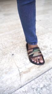 Sandal Selop Rubber Pria Barnett Colorado Army - Brown