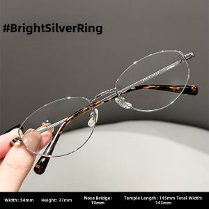 Chuming | Anti-Blue Light Prescribable Myopia Titanium Frame Cat Eye Glasses